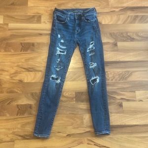 American Eagle Next Level Stretch Distressed Jeans